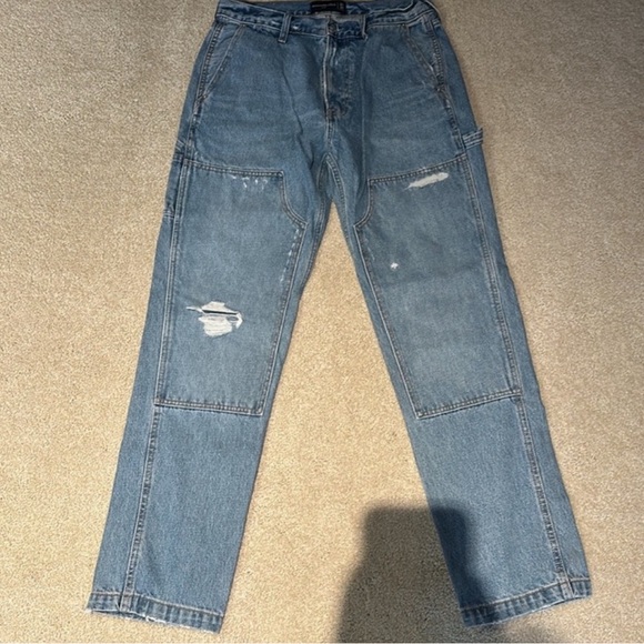 ABERCROMBIE AND FITCH Men’s Loose Workwear Jeans 32x34 - Picture 5 of 9